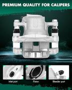SCITOO 19B3192 Rear Right Disc Brake Caliper Assembly w/Bracket For Toyota For RAV4 2006-2012