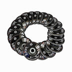 Merryland Flap Disc 5 inch Metal for Angle Grinder, 5inch 40 Grit T29 Flap Wheel 20 Pack, Blue Zirconium Corundum INOX Stainless Steel Iron Universal, Craft-Line FC1108214-20