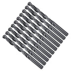 Drill Bit, 8mm Cutting Diameter, 4241 HSS Nitriding Black 118° Cutting Angle Versatile Jobber Bits - (Applications: for Drilling Plastic Wood Soft Metal), 10-Pieces