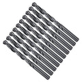 Drill Bit, 8.5mm Cutting Diameter, 4241 HSS Nitriding Black 118° Cutting Angle Versatile Jobber Bits - (Applications: for Drilling Plastic Wood Soft Metal), 10-Pieces