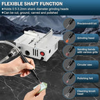 Mini table Saw,mini Table Saws for Crafts, Mini Multi Functional Table Saw, Dual-motor control for cutting, grinding,engraving and drilling.Speed & Angle Adjustable,for Wood/PCB/Acrylic/Plastic