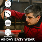 ANSI Z87.1 Clear Safety Glasses12 pack, Safety Glasses for men and women bulk, Scratch&Impact-Resistant construction safety glasses, for lab & in-/outdoor work