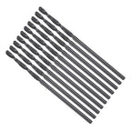 Drill Bit, 1.5mm Cutting Diameter, 4241 HSS Nitriding Black 118° Cutting Angle Versatile Jobber Bits - (Applications: for Drilling Plastic Wood Soft Metal), 10-Pieces