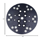 Holding 9mm Non Threaded Trapezoid Metal Bond Diamonds Edco MK Virginia Abrasive Husky Blastrac Grinder Compatible Magnetic Adapter Plate