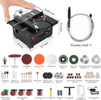 Mini Multi Functional Table Saw, mini Table Saws for Crafts, Portable Mini Desktop Electric Saw for Wood Cutting, Height & Angle Adjustable with More Accessories, for Wood, Plastic Acrylic Cutting