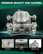 SCITOO Front Left Brake Caliper With Bracket 19B2848 Compatible For Hyundai For Elantra 2002-2005