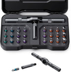 24 in 1 Magnetic Screwdriver Set, DIY Ratchet Screwdriver Set, Multi Bit Magnetic Drive Set with Detachable Ratchet Handle, Repair Tool Kit for Electronics, Bicycles, Stocking Stuffers for Men Women