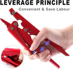 Zip Tie Tool, Zhushan Cutting Tool Fastening Cable Tie Tool with Adjustable Tension to Fasten and Cut Nylon Cable Tie