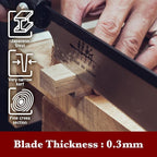 SUIZAN Dozuki Dovetail Saw 7" Rip Cross Angle Cut - Professional Japanese Pullsaw Handsaw Woodworking Tools