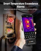 ANCEL IR101 Thermal Imaging Camera, 512x384 IR Resolution Thermal Camera for iPhone iPad (iOS), 25Hz Refresh Rate Thermal Imager with Lightning Port for Home/Pets/HVAC/Engine/Industrial Inspection