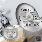 3 Inch TCT Circular Saw Blade 24 Teeth for Wood, Plastic, PCV, Acrylic, Plywood, 7/16'' Arbor, Supplied with 3/8" Bushing (3Pcs)