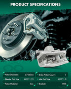 SCITOO Front Left Brake Caliper With Bracket 19B1461 Compatible For Acura For CL/For Integra/For TL,For Honda For Accord/For CR-V/For Odyssey/For Prelude, For Isuzu For Oasis