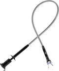 NoCry Magnetic Flexible Claw Grabber Pickup Tool with Bright LED Light - 27.7in Long Magnetic Pickup Tool, Retractable Claw Grabbing Tool, Magnetic Grabber Tool with 5lb Pull Strength Pick Up Tool