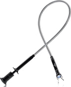 NoCry Magnetic Flexible Claw Grabber Pickup Tool with Bright LED Light - 27.7in Long Magnetic Pickup Tool, Retractable Claw Grabbing Tool, Magnetic Grabber Tool with 5lb Pull Strength Pick Up Tool