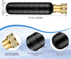 Drain Cleaning Bladder- Fits 1" to 2" Pipes, 3/4" Hose Thread Valve,Ideal for Sinks, Showers, Tubs & Sewer Lines, Rubber, Easy Daily Use, Cold Water Only (M:1.5" to 3")