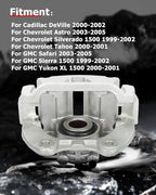 cciyu 18-B4726 Rear Left Brake Caliper Assembly w/Bracket For Cadillac 2000-2002,For Chevy 1999-2005,For GMC 1999-2005