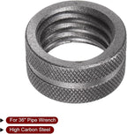 HARFINGTON Pipe Wrench Nut 36" Plumbing Wrench Replacement Knurl Nut High Carbon Steel