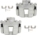 cciyu Front Left & Right Brake Calipers Assembly w/Bracket 19B6461S 19B6460S 2012 2013 2014 2015 For Hyundai For Sonata,2011 2012 2013 2014 2015 2016 For Kia For Optima