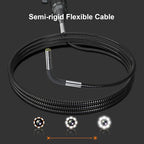 3.9mm Articulating Borescope, Professional Industrial Endoscope Inspection Camera with Super Thin Articulated Camera, Flexible Fiber Optic Scope with Light, Cool Gadgets for Men- 3.3FT