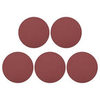 HARFINGTON 5 Pcs 6 Inch Sanding Disc 120 Grit Hook and Loop Sandpaper Random Orbital Sander Pads for Woodworking Automotive Metal Polishing