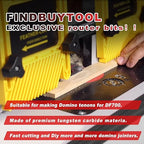 FINDBUYTOOL Router Bits Tool Set for Festool DF700 Domino Tenons, 3Pcs