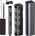 Electric Screwdriver Set, UF-TOOLS Rechargeable Cordless Screwdriver Kit, Precision Repair Tool Kit with Bits, LED Lights, Charging Cable, Carrying Case, for Watches, Phones, Glasses