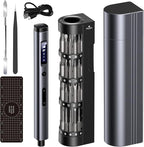 Electric Screwdriver Set, UF-TOOLS Rechargeable Cordless Screwdriver Kit, Precision Repair Tool Kit with Bits, LED Lights, Charging Cable, Carrying Case, for Watches, Phones, Glasses