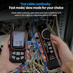 NOYAFA NF-918S Network Cable Tester with 6 wavelength Optical Power Meter, Cable Toner Ethernet Cable Tester RJ45 Network Tester with 10mw Visual Fault Locator, PoE Tester Network Tools
