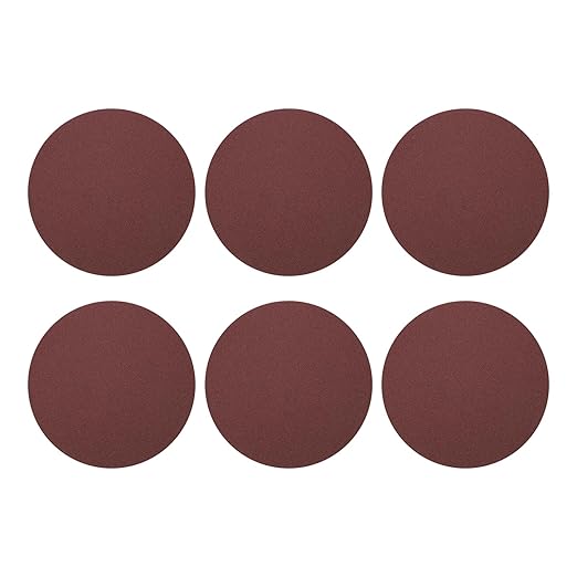 HARFINGTON 10 Pcs 9 Inch Sanding Disc 80 Grit Hook and Loop Sandpaper Random Orbital Sander Pads for Woodworking Automotive Metal Polishing