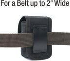 Tintirs 2 Pack EDC Belt Pouches for Men Women, Compact Holster Pouches Waist Bags with Belt Loop for Fishing, Hiking, Camping, Durable Snap Closure, Premium Waxed Canvas