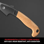 FLORA GUARD 7.7-Inch Folding Hand Saw, Camping/Pruning Saw with Rugged Professional Folding Razor Tooth Sharp Blade Solid Grip (Brown)