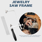 Jewelers Tools Set, Ring Making Kit, Silversmithing Starter Kit, Ring Sizer Mandrel Measuring Tool, Jeweler Saw Frame, Bench Pin Clamp Silversmithing Supplies