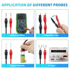 Electrical Multimeter Test Leads Set with Alligator Clips Test Hook Test Probes Lead LESEHIY Premium Professional Kit CAT III 1000V 20A