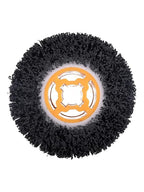 Rocaris Abrasive Drum Paint and Rust Remover, 40 Grit Abrasive Wheel Wire Drawing Polishing Wheel for Wood Metal Surface Polishing, 4.5" x 4"