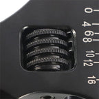 WFLNHB 3AN-16AN Adjustable Wrench Aluminum Tool Spanner for Hose End Fitting Black