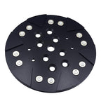 Lavina Grinding Disc Universal 10" Magnetic Adapter Plate, 10 Inch Universal Magnetic Tooling Holder Plate for Edco MK Husky Blastrac Virginia Abrasive Grinder