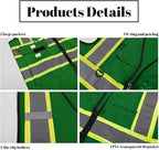 Safety Vest Customize Logo with 5 Pockets & Zipper Reflective High Visibility Vest Class 2 Outdoor Workwear