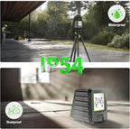 Laser Level with 60in Tripod, Huepar 150°/150Ft Self Leveling Lazer Leveler Tool with Pulse Mode (197Ft), Switchable Green Cross Line for Picture Hanging, Tile, DIY/Construction Project