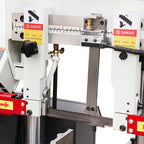 KAKA INDUSTRIAL TGK-08 Double column Metal Cutting BandSaw,Max cutting capacity 7.8 inch,vertical lifting,high stability.Cutting speed adopts hydraulic control,230V-60HZ-3PH