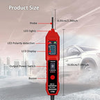 CT03 Power Circuit Tester, 6-24V DC Test Light Short Circuit, Automotive Component Electrical Polarity Identify Continuity Tester, Overload Protection