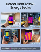 P2 Thermal Camera for Android, Thermal Imager with 512 × 384 Super IR Resolution, 1.5℃ PCB Accuracy, -4℉ to 1112℉ Thermal Imaging Camera (P2 Android)