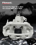 cciyu Rear Left Brake Caliper Assembly w/Bracket 18B5299 2011 2012 2013 2014 For Ford For Edge,2011 2012 2013 2014 2015 For Lincoln For MKX