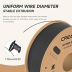 Official Creality Hyper PLA Filament 1.75mm, High Speed PLA 30-600mm/s Rapid 3D Printer Filament, Dimensional Accuracy +/-0.02mm, Fit Most FDM 3D Printers, 1KG(2.2lbs) Spool Black