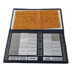 30Pcs Surface Roughness Comparators,Roughness Test Block Ra0.05-12.5mm Microfinish Comparator, Surface Finish Comparator Set for Lathe Machinery Manufactur Teach (30pcs Surface Roughness comparators)