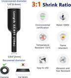 Heat Shrink Tubing 1/4 Inch, 3:1 Ratio Wires heat shrink tube, Dual Wall Adhesive-Lined Waterproof Shrink Wrap Tubing, 33FT Transparent Industrial and Marine Grade Heat Shrink Wrap