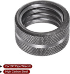 HARFINGTON Pipe Wrench Nut 24" Plumbing Wrench Replacement Knurl Nut High Carbon Steel