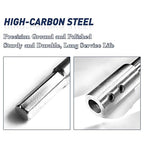 ASNOMY 2Pcs 4.5" & 7" Extra Long Forstner Drill Bit Extension for Adding Over 3-1/4" & 5-3/4" of Drilling Depth to Your 3/8" Round or Hex Shafts Forstner Bit