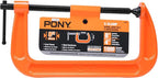 Pony Jorgensen 2680 8-Inch C-Clamp, Orange