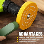 Polishing Wheel for Drill Kits, 10pcs Buffing Wheels, 5pcs Felt Wheels and 3pcs Compound, Different Size and Density Polisher Wheels for Metal, Jewelry, Car, Aluminum, DIY Buffing & Finishing
