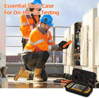 Carrying Case for Fluke1587 FC/ 87-V/ 87V Max/ 88V/ 15B+/ 17B+/ 1503/1507/1508/1577 Multimeter Testers and Accessories, Multimeter Storage Bag Organizer Box (Case Only)